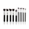 Professional Makeup Brush Set Soft Fiber Cosmetic Brushes For Flawless Face Eye Makeup 0