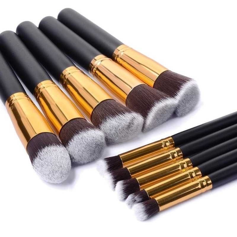 Professional Makeup Brush Set Soft Fiber Cosmetic Brushes For Flawless Face Eye Makeup 1