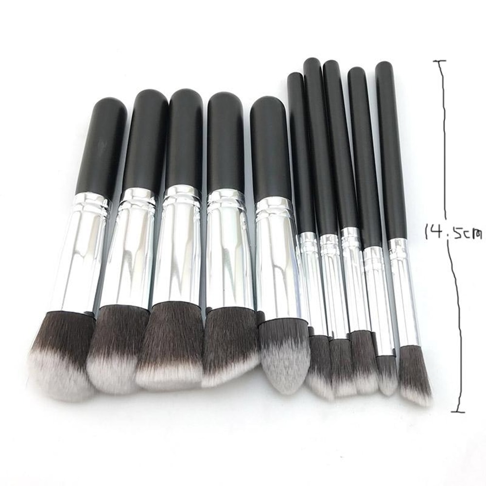 Professional Makeup Brush Set Soft Fiber Cosmetic Brushes For Flawless Face Eye Makeup 7