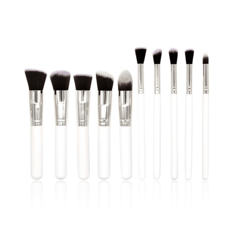 Professional Makeup Brush Set Soft Fiber Cosmetic Brushes For Flawless Face Eye Makeup 5