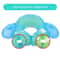 Baby Inflatable Underarm Swim Ring with Side Flaps, Toddler Swim Float PVC Swim Trainer for Kids