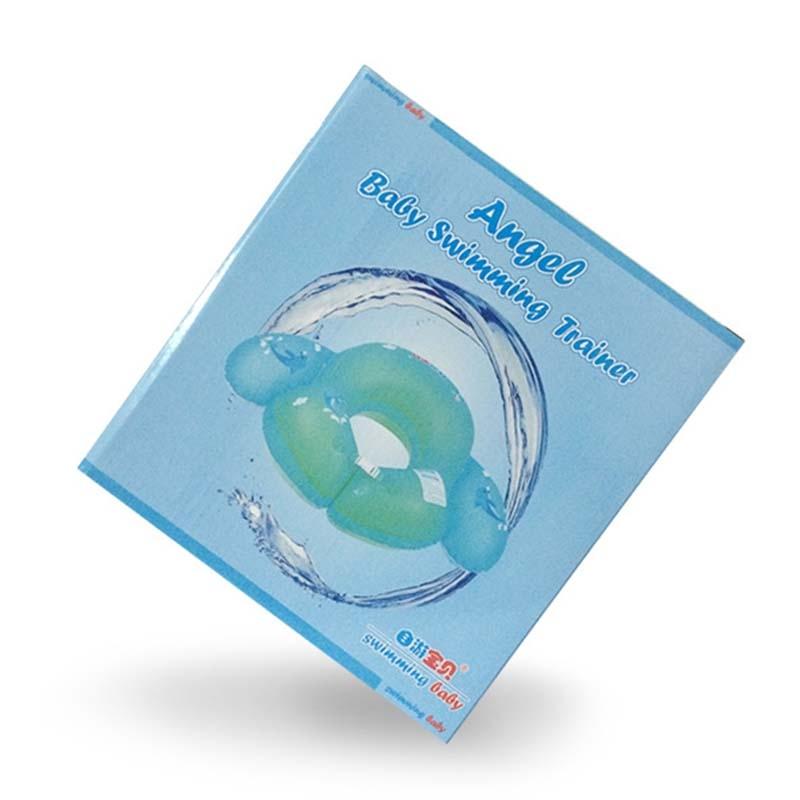 Baby Inflatable Underarm Swim Ring with Side Flaps, Toddler Swim Float PVC Swim Trainer for Kids