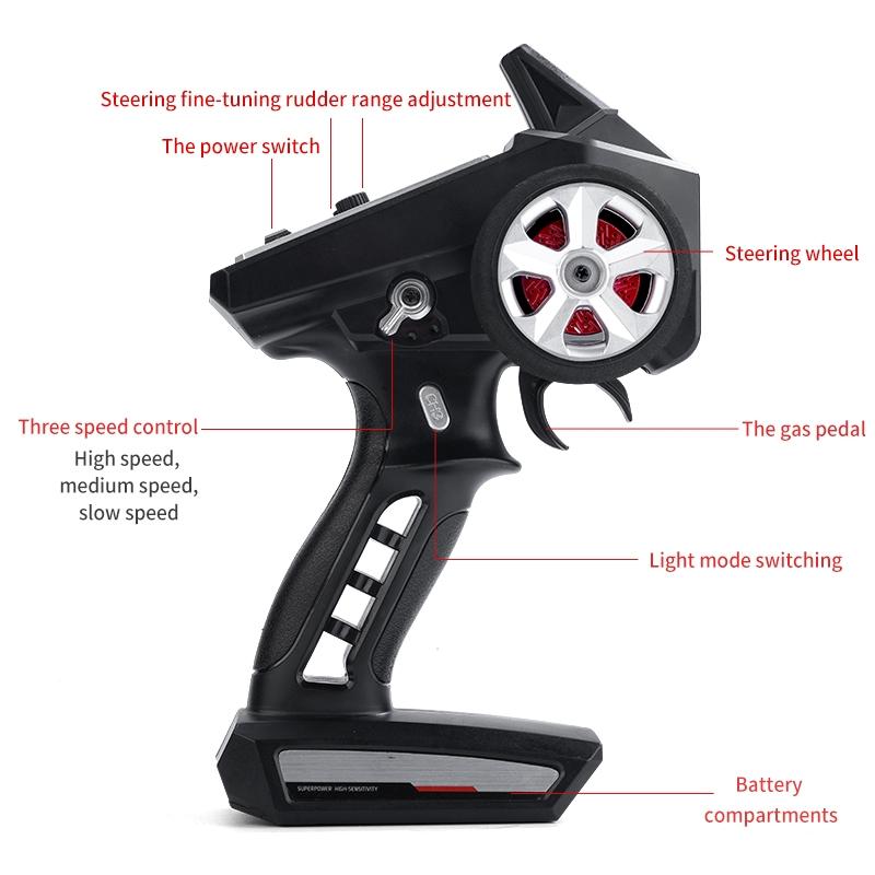 High Speed RC Drift Car 4WD Electric Muscle Remote Control Racing Car