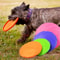 Durable Rubber Dog Flying Disc Toy For Fetch Training Large Dogs 1