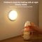 Smart Motion Sensor Night Light Rechargeable LED Bedside Lamp With Magnetic Mount 3