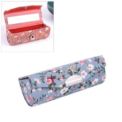 portable lipstick organizer with mirror mini travel makeup box compact cosmetic case