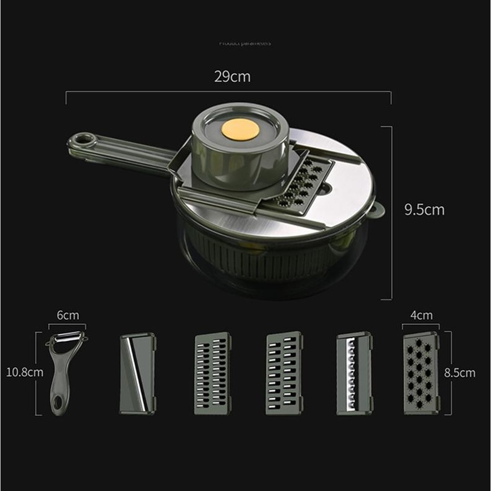 Vegetable Cutter With Hand Guard Water Filter Storage 2