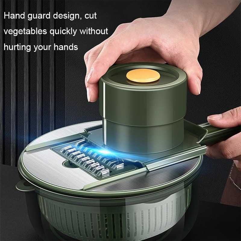 Vegetable Cutter With Hand Guard Water Filter Storage 4