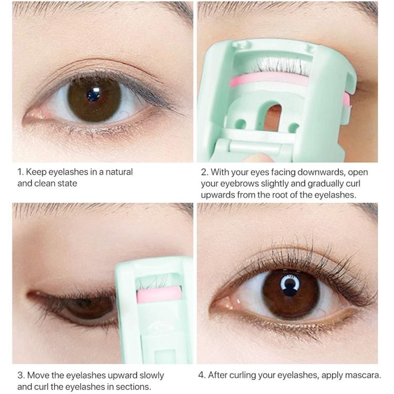 2 In 1 Mini Eyelash Curler Set Wide Angle Partial Lash Curler For Precision Lift 4