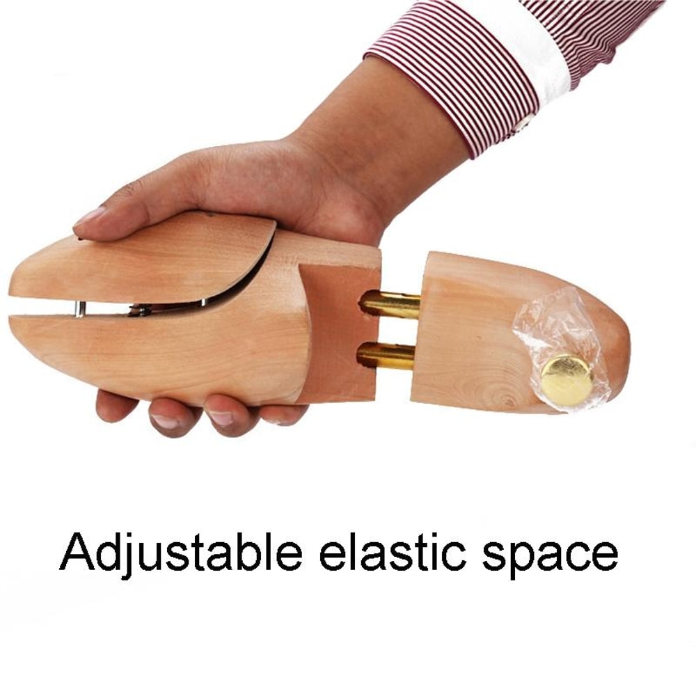 Adjustable Wooden Shoe Stretcher For Leather Shoes Anti Wrinkle Shoe Expander 5