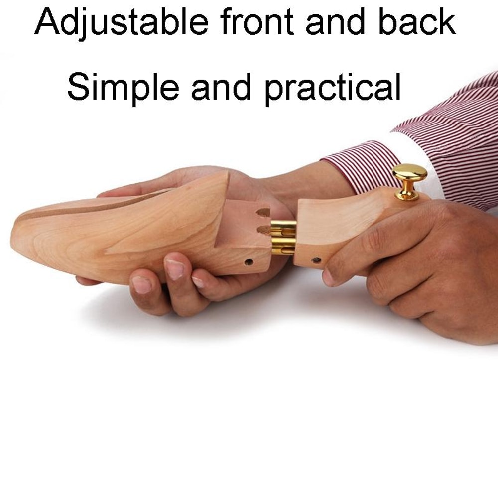 Adjustable Wooden Shoe Stretcher For Leather Shoes Anti Wrinkle Shoe Expander 6