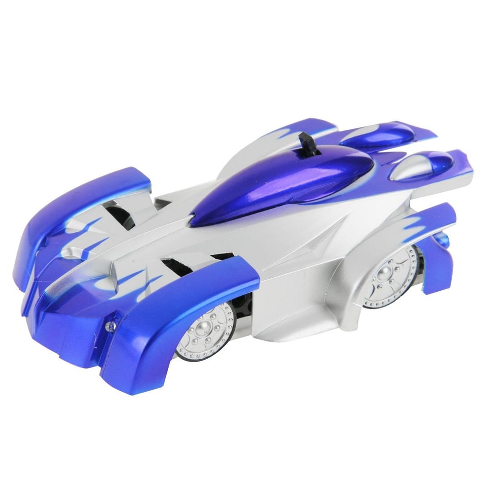 RC Wall Climber Remote Control Stunt Car Infrared Climbing Toy Car for Kids Blue