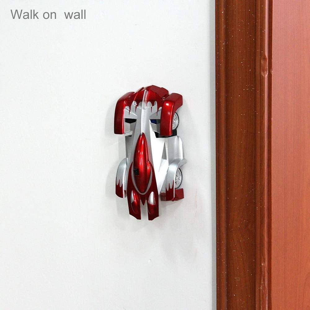 RC Wall Climber Remote Control Stunt Car Infrared Climbing Toy Car for Kids Blue