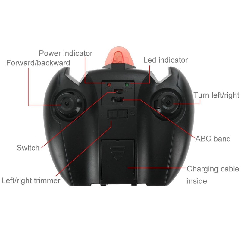 RC Wall Climber Remote Control Stunt Car Infrared Climbing Toy Car for Kids Blue