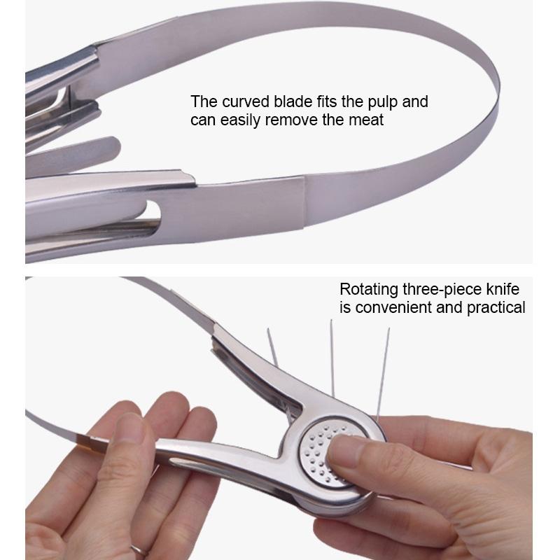 Stainless Steel Mango Slicer Corer and Peeler Tool