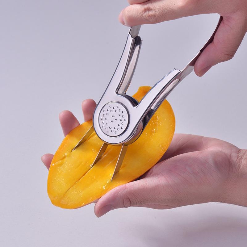 Stainless Steel Mango Slicer Corer and Peeler Tool