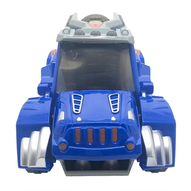 Electric Transforming Dinosaur Car Toy with Lights, Music & Automatic Deformation for Kids