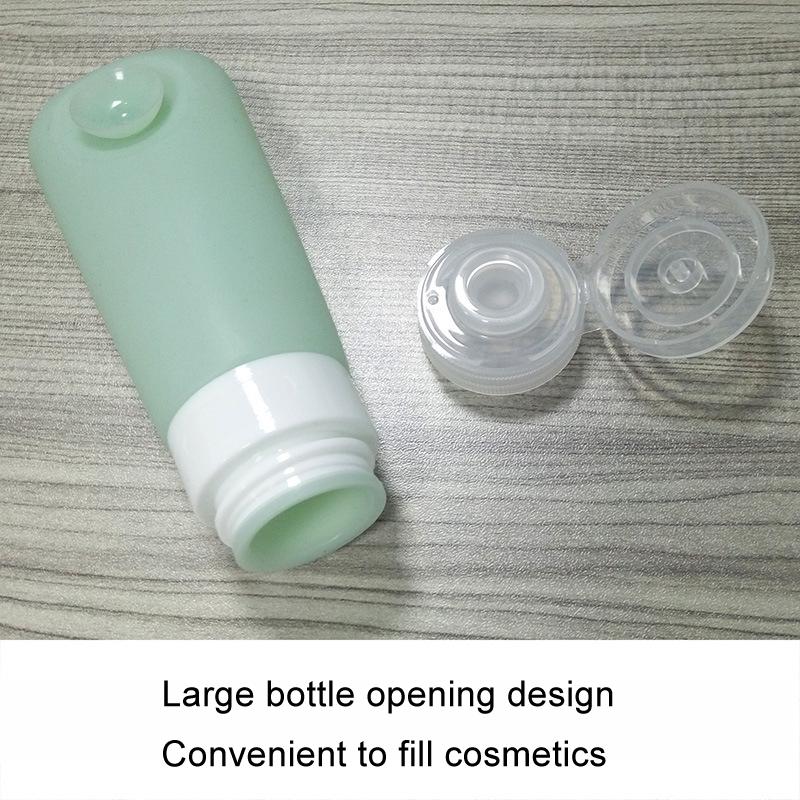 Portable Silicone Travel Bottle With Brush 60ml Leakproof Silicone Travel Bottle For Toiletries 5
