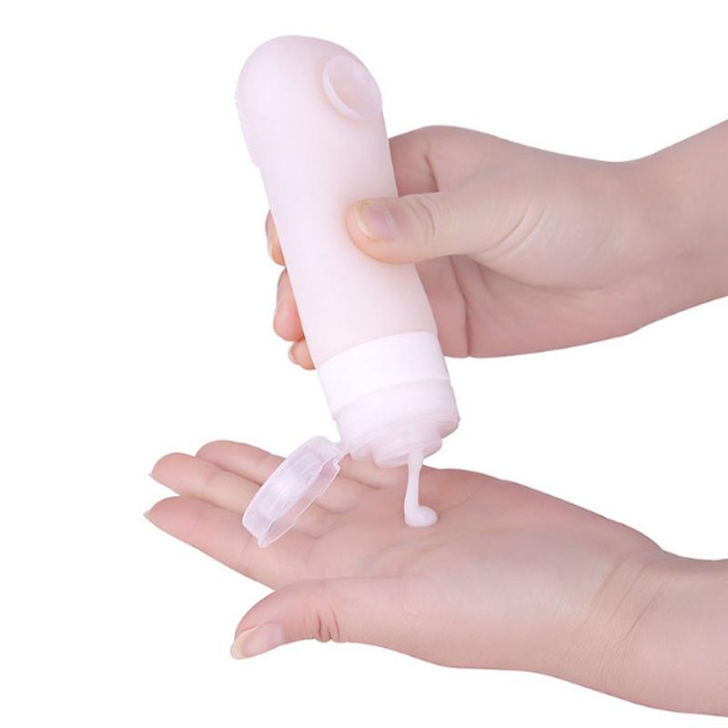 Portable Silicone Travel Bottle With Brush 60ml Leakproof Silicone Travel Bottle For Toiletries 7