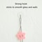 Hanging Cat Toy Interactive Cat Teaser Elastic Feather Swing Stick With Adhesive Hook 6