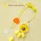 Hanging Cat Toy Interactive Cat Teaser Elastic Feather Swing Stick With Adhesive Hook 8