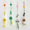 Hanging Cat Toy Interactive Cat Teaser Elastic Feather Swing Stick With Adhesive Hook 9