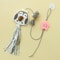 Hanging Cat Toy Interactive Cat Teaser Elastic Feather Swing Stick With Adhesive Hook 2