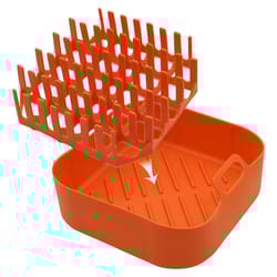 air fryer silicone bacon tray with silicone bacon rack