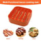 Air Fryer Silicone Bacon Tray With Silicone Bacon Rack 1