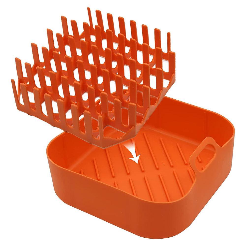 Air Fryer Silicone Bacon Tray With Silicone Bacon Rack 7