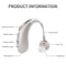 Rechargeable Hearing Aid Amplifier With Earhook Comfort And Noise Reductiontech 3
