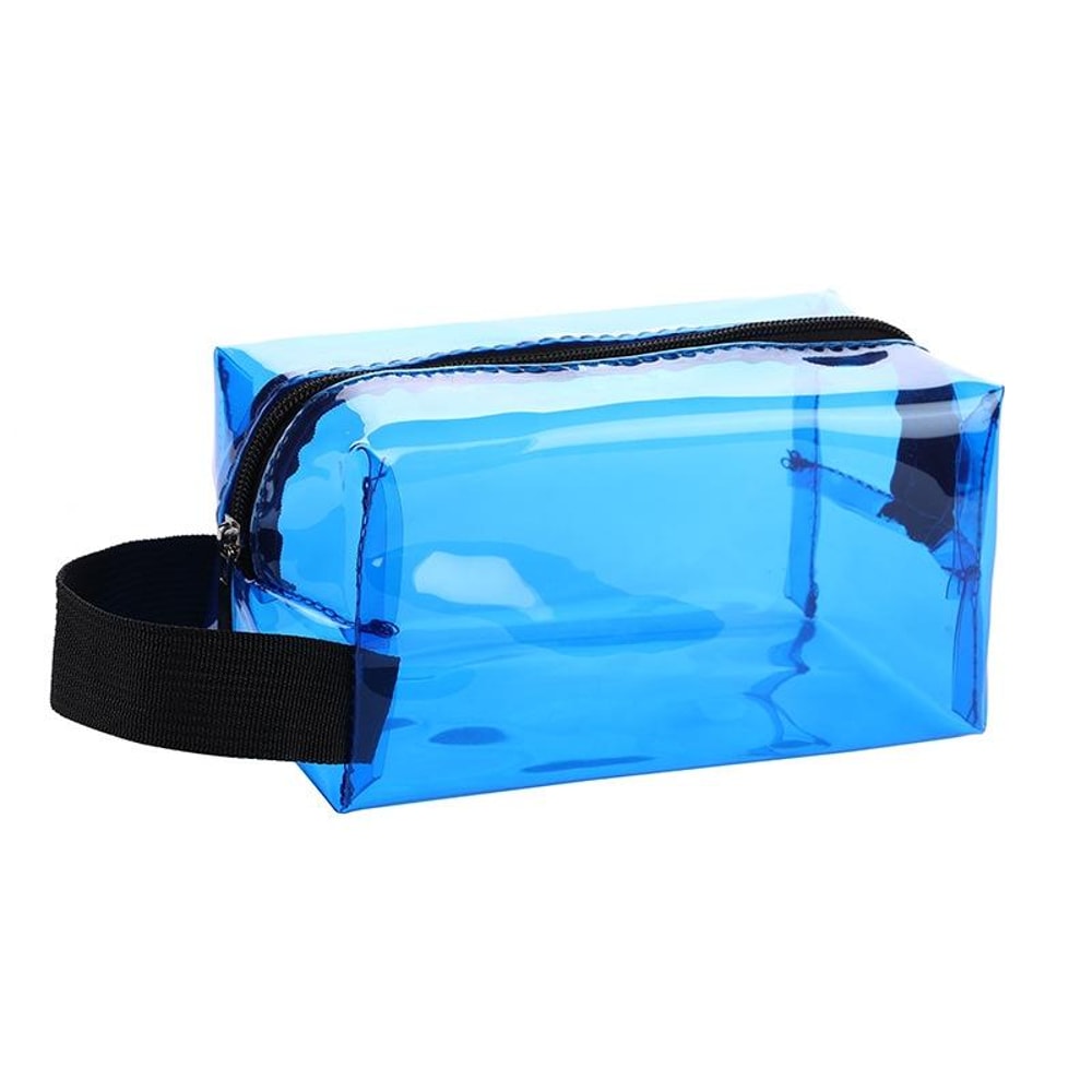 Waterproof Cosmetic Bag PVC Travel Organizer Dazzling Clear Toiletry Bag Portable Handbag 4