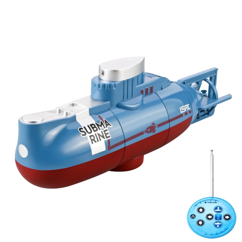 USB Charging Remote Control RC Submarine Toy for Kids Waterproof Mini Underwater Boat with Motion
