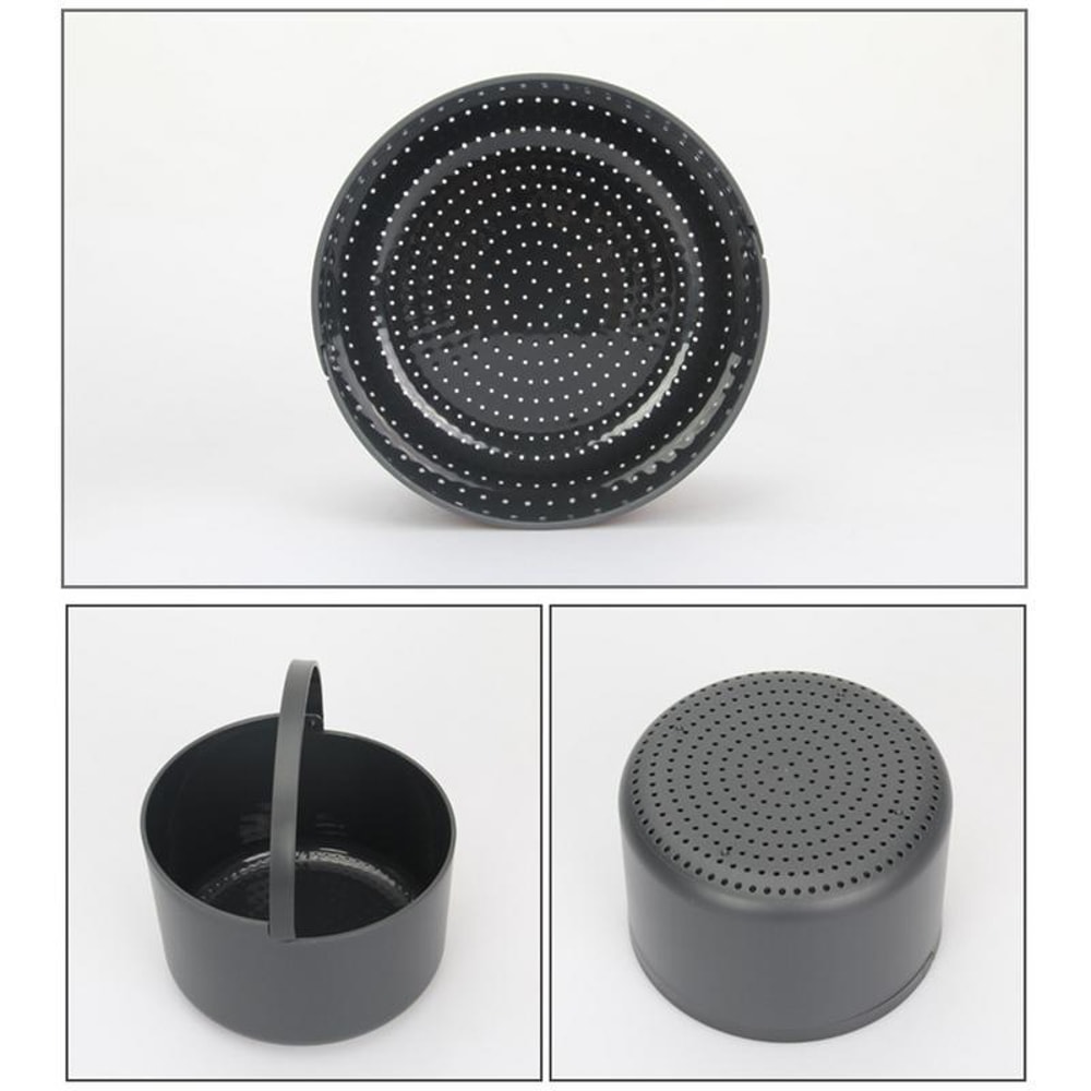 Microwave Rice Cooker Steamer Pot With Spoon And Strainer 5