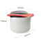 Microwave Rice Cooker Steamer Pot With Spoon And Strainer 7