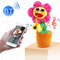Sunflower Sax Style Bluetooth Plush Musical Toy USB Rechargeable Speaker For Kids And Adults 2