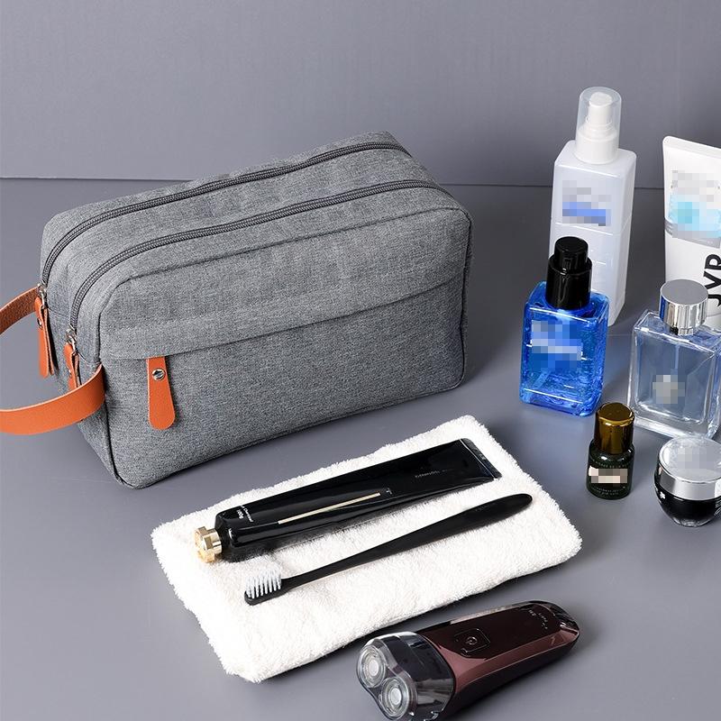 Portable Travel Toiletry Bag For Men With Double Layer Waterproof Storage Organizer 9