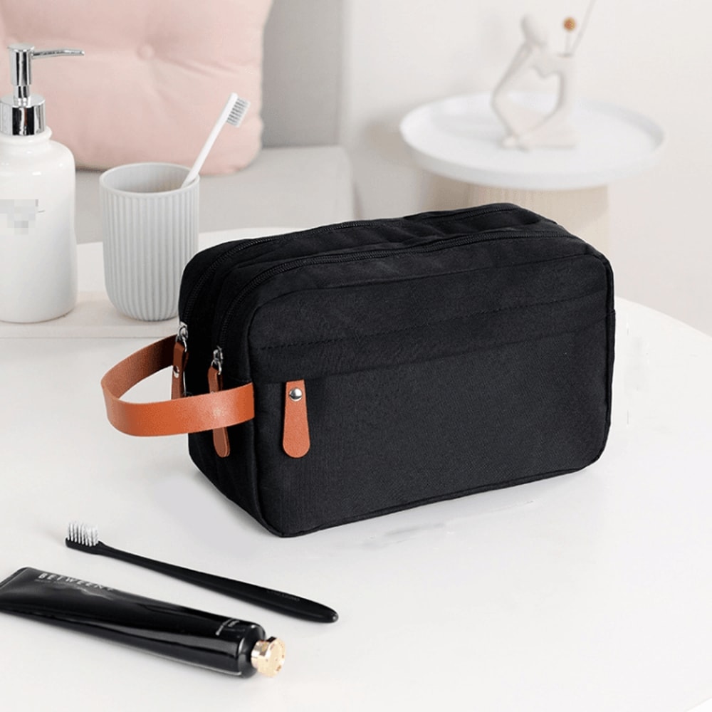 Portable Travel Toiletry Bag For Men With Double Layer Waterproof Storage Organizer 10