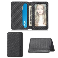 slim phone card holder wallet with stand magnetic stick on phone wallet sticker