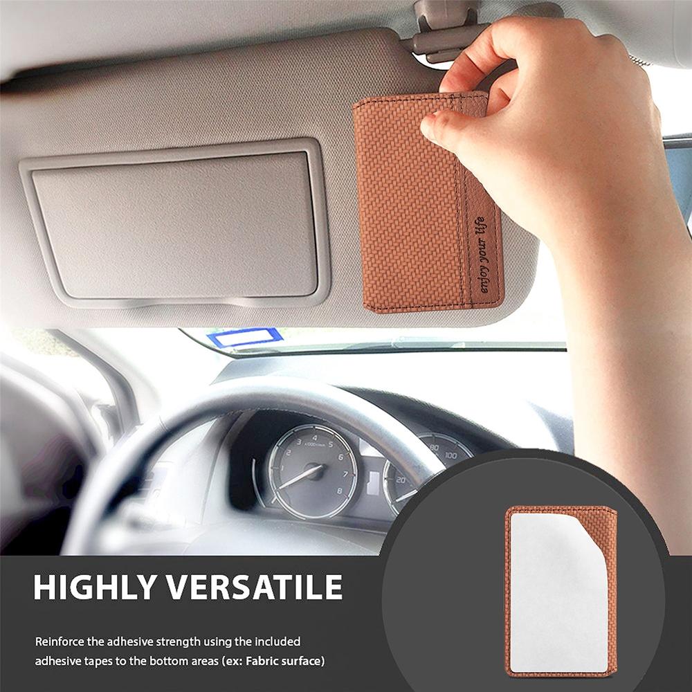 Slim Phone Card Holder Wallet With Stand Magnetic Stick On Phone Wallet Sticker 10