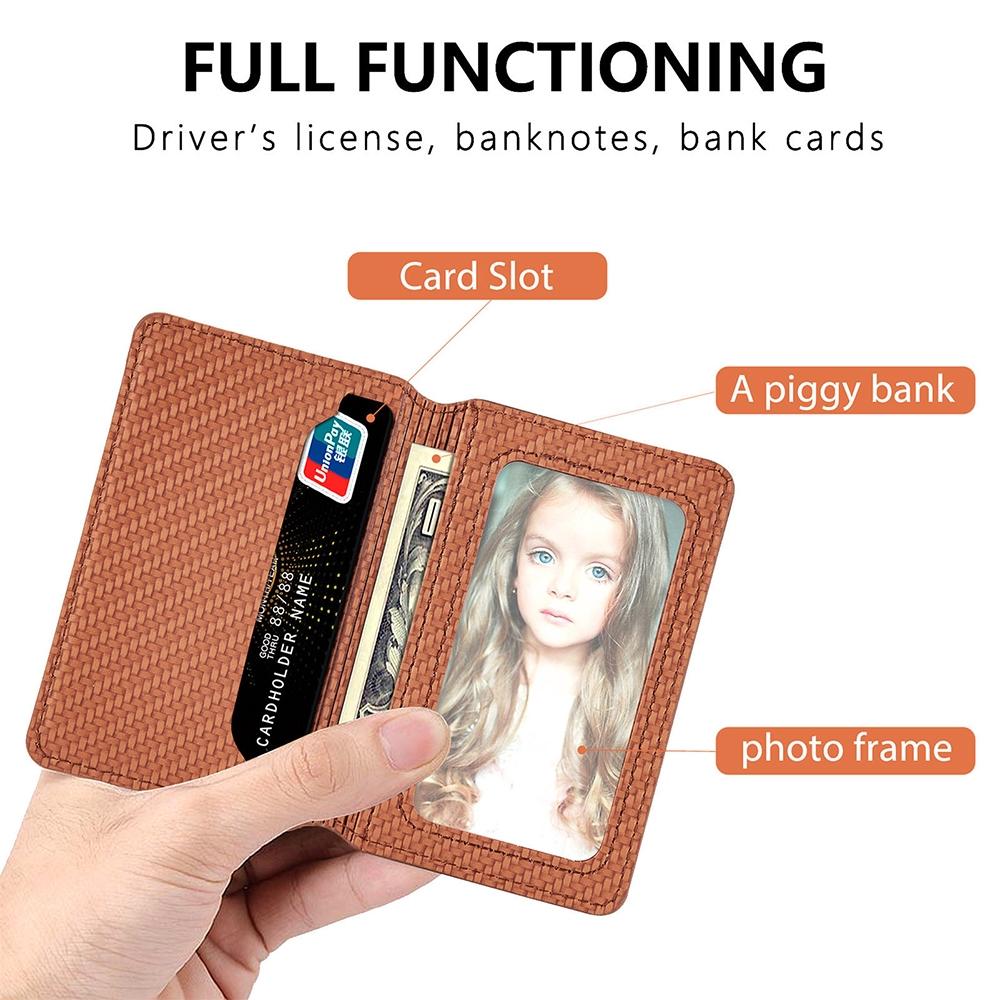 Slim Phone Card Holder Wallet With Stand Magnetic Stick On Phone Wallet Sticker 5