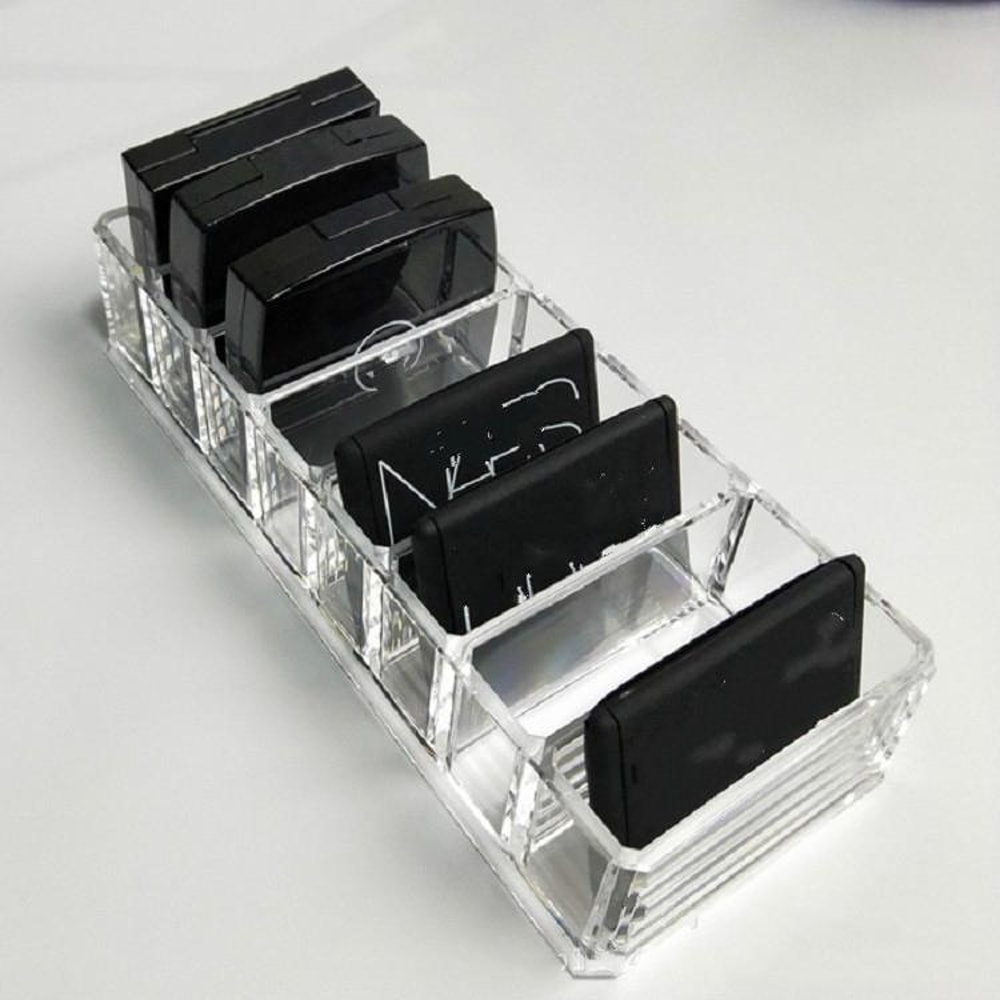 Clear Acrylic Lipstick Organizer Makeup Storage Box For Vanity Desk 1