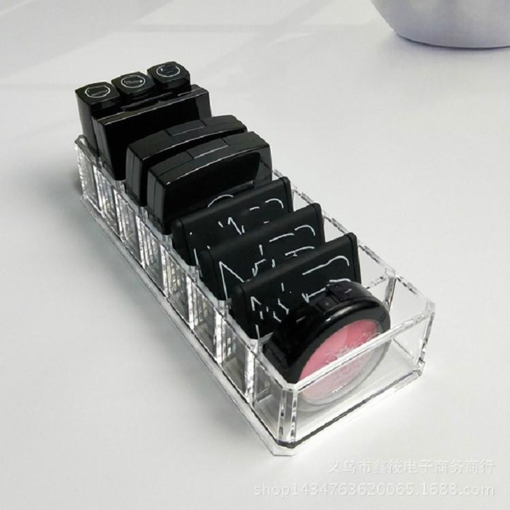 Clear Acrylic Lipstick Organizer Makeup Storage Box For Vanity Desk 2