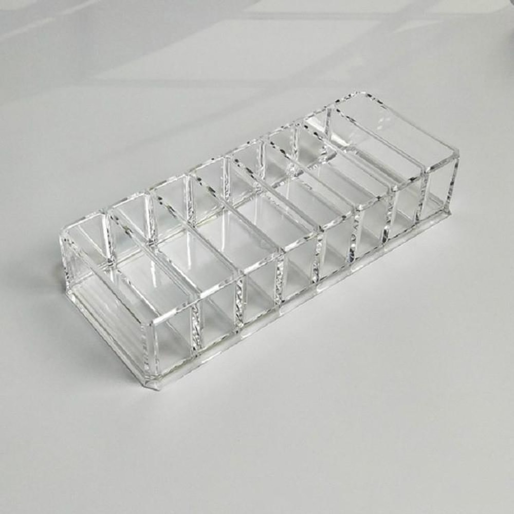 Clear Acrylic Lipstick Organizer Makeup Storage Box For Vanity Desk 6