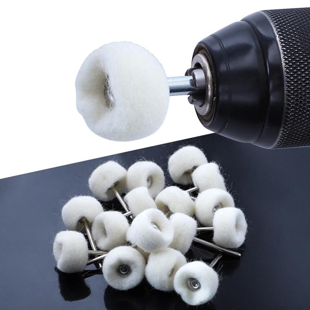 Cashmere Wool Polishing Wheel Bit For Drill Precision Metal Mirror Finishing Tool 0