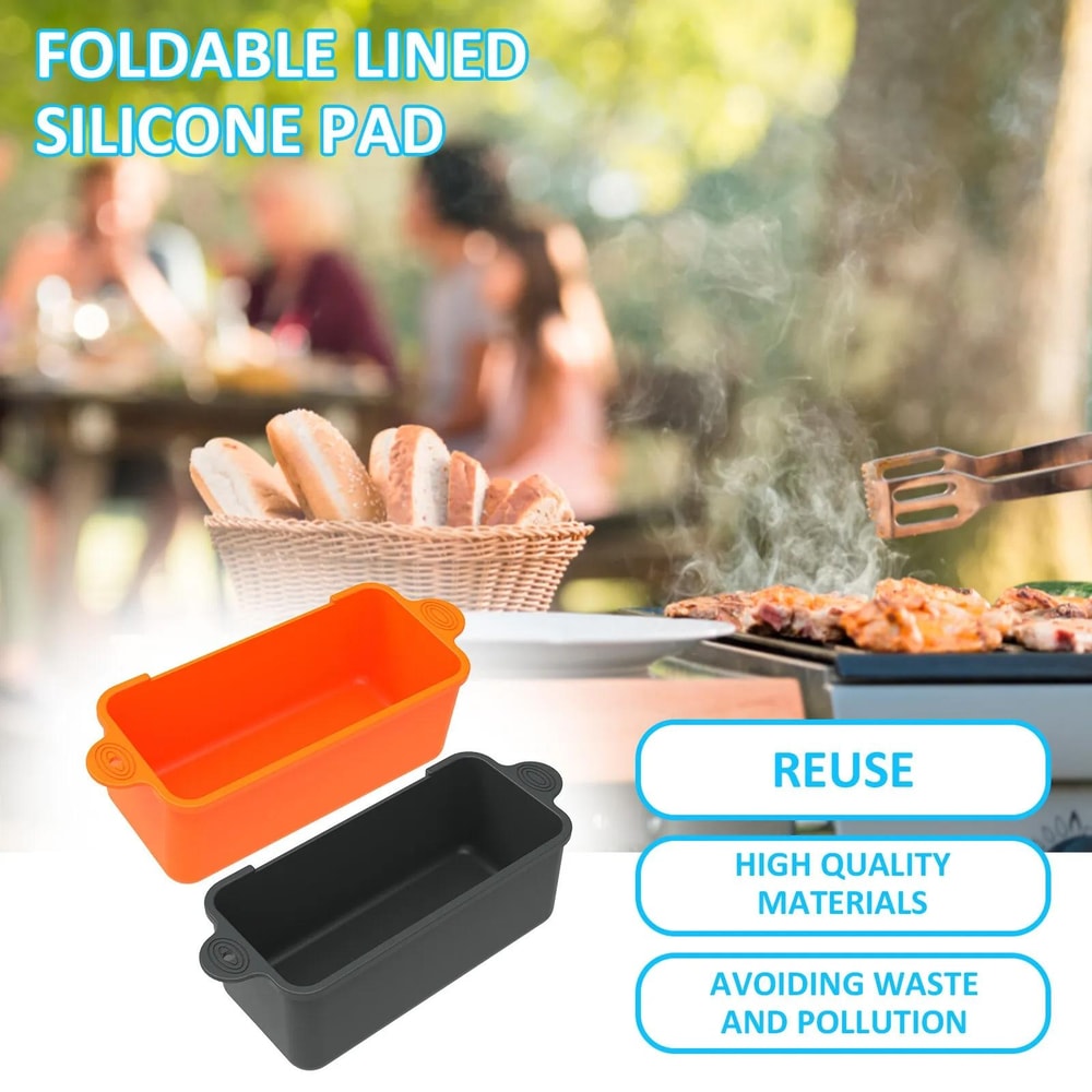 Reusable Silicone Grease Cup Liner For Blackstone Griddle Oil Catcher 1