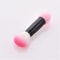 Dual End Makeup Brush Set with Powder Puff for Flawless Blending