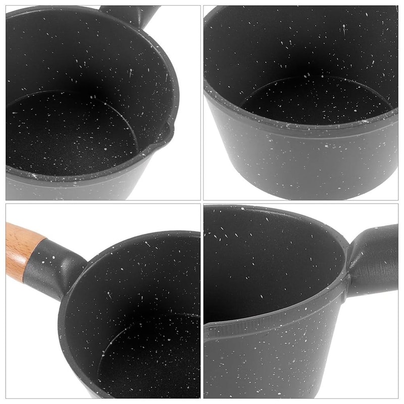 Nonstick Mini Sauce Pan Butter Melting Pot With Pour Spout Two Pcs 7