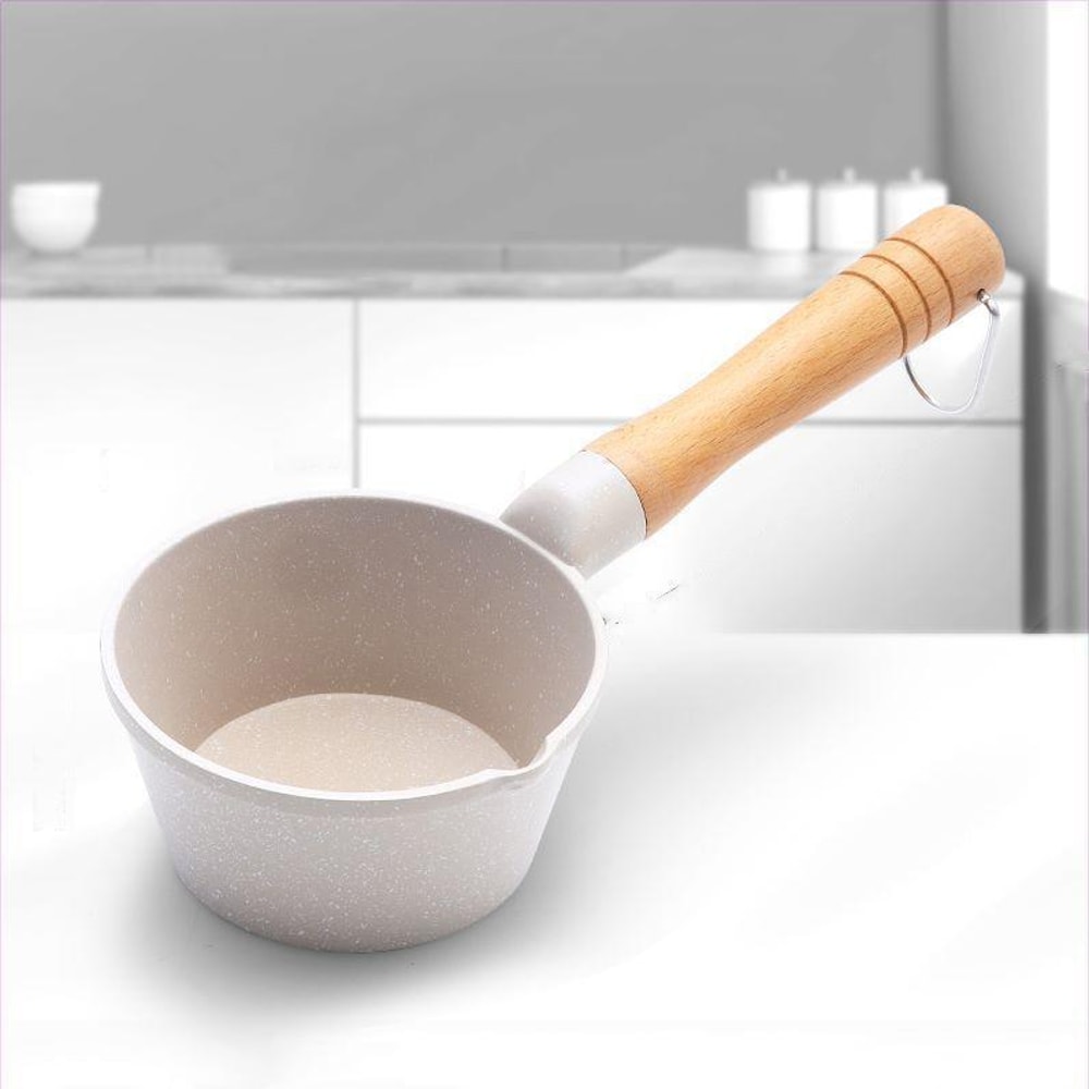 Nonstick Mini Sauce Pan Butter Melting Pot With Pour Spout Two Pcs 11