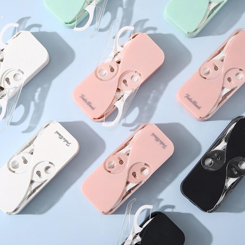 Automatic Floss Dispenser Box Portable Mini Dental Floss Storage Case 0